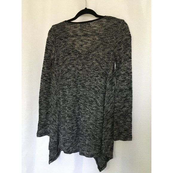 Mason Mackenzie Sweater Black White White Knit Top Size Medium SW1 - Picture 5 of 7